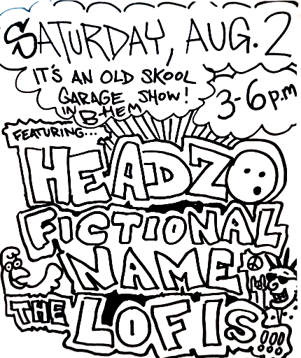 Upcoming Show Flyer